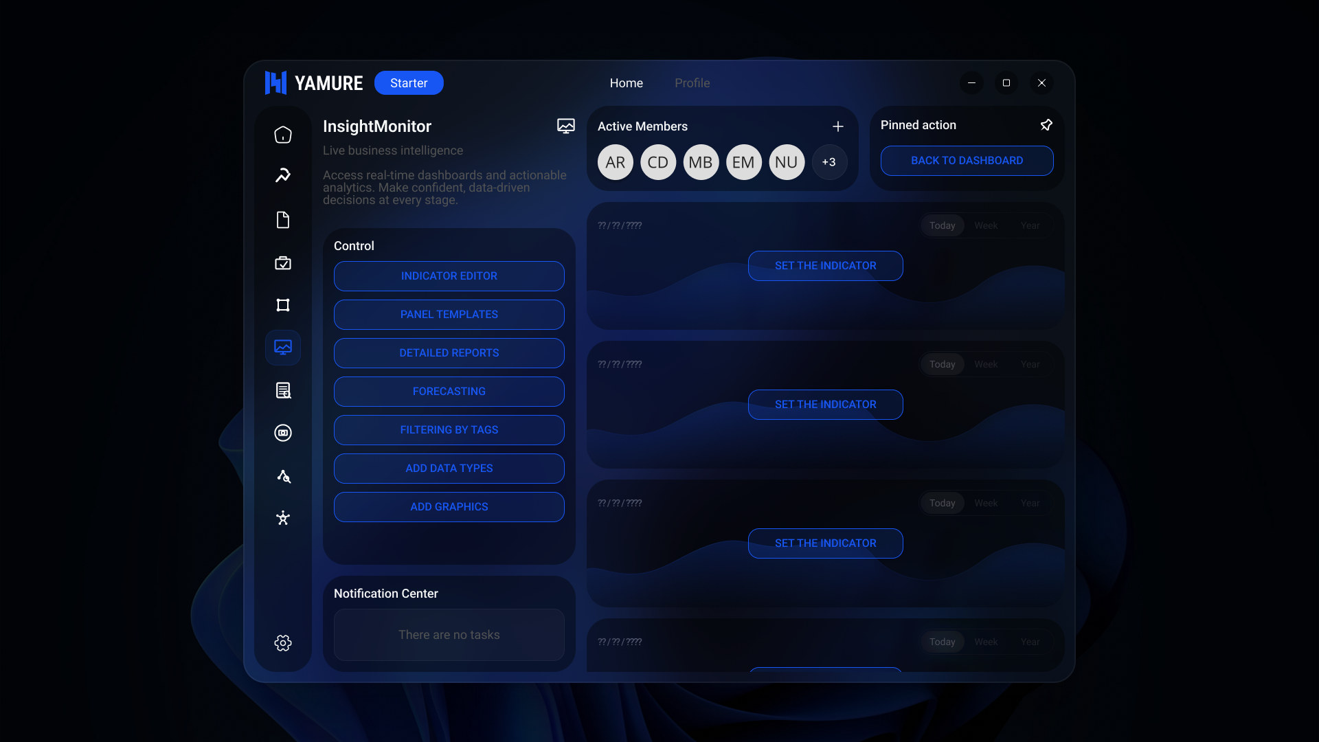 Sample alert dashboard
